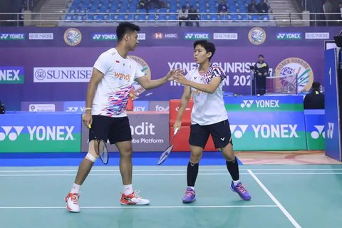 Tunggal putra Indonesia Jonatan Christie mengalahkan wakil Taiwan Wang Tzu Wei 21-18 dan 21-15 pada babak 32 besar India Open 2025 KD Jadhav Indoor Stadium, New Delhi, Rabu (15/1