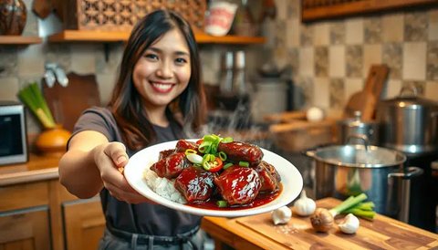 Ayam kecap pedas manis. (Liputan6.com/IG/cheche_kitchen)