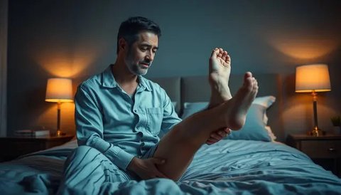 kaki sering kram gejala penyakit apa Ilustrasi dibuat AI