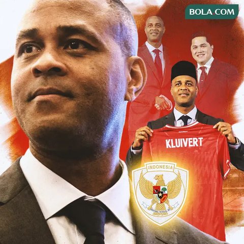 Patrick Kluivert diperkenalkan sebagai pelatih baru Timnas Indonesia, Minggu (12/01/2025). (c) Bola.net/Bagaskara Lazuardi