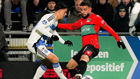 Calvin Verdonk bermian untuk NEC Nijmegen di Eredivisie 2023/2024. (Dok Instagram Calvin Verdonk)