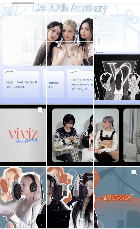 Potret Feed Instagram Grup K-Pop Usai Format Diubah. (Sumber: X/@nct_menfess/@zkjkye)