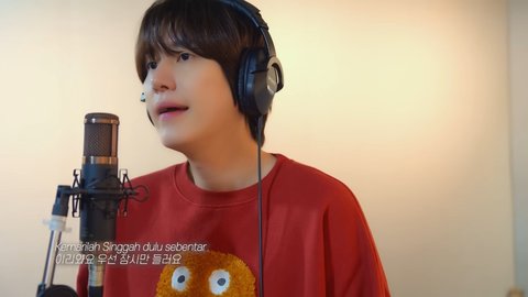Kyuhyun Super Junior Nyanyikan Lagu Ghea Indrawari, Penggemar Terpukau dan Penuh Haru
