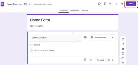 Tampilan Google Form (Sumber: Pinterest/Math Tech Connections)