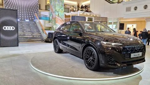 Audi Q8 SUV Baru Resmi Mengaspal di Indonesia, Harga Tembus Rp 2,7 Miliar (Arief A/Liputan6.com)