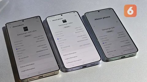 Samsung Galaxy S25 Series. Liputan6.com/ Ratu Annisaa Suryasumirat