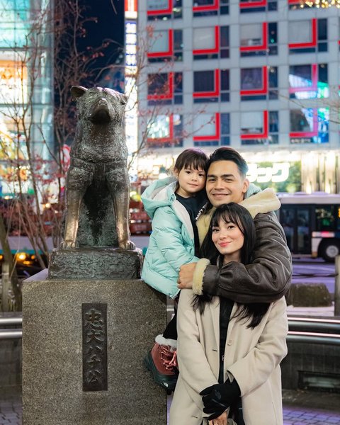 Potret Asmirandah dan Jonas Rivanno Ajak Anak Liburan ke Jepang, Penampilan Chloe Curi Perhatian