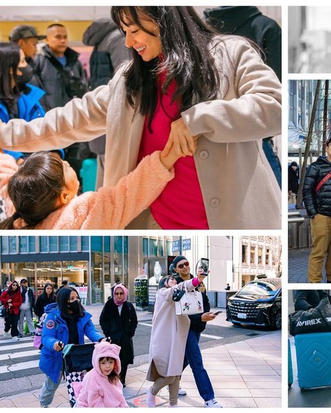 Potret Asmirandah dan Jonas Rivanno Ajak Anak Liburan ke Jepang, Penampilan Chloe Curi Perhatian