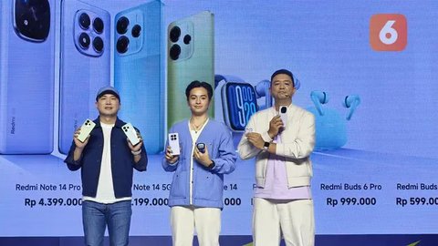 Redmi Note 14 Pro 5G kini telah resmi diperkenalkan untuk pasar Indonesia. (Dok: Liputan6.com/Agustinus M. Damar)