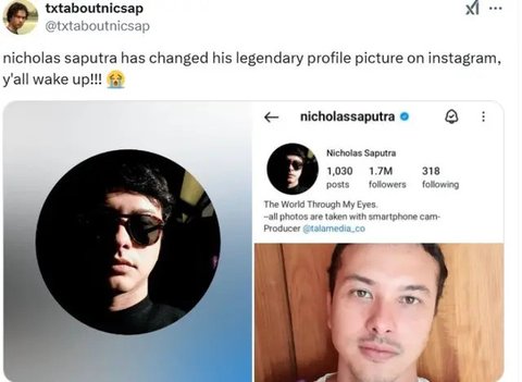Gaya Santai Nicholas Saputra ketika Nongkrong. (Sumber: Twitter/@txtaboutnicsap)