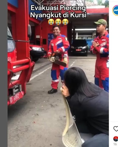 Viral Cerita Petugas Damkar Tak Menolak Permintaan Emak-Enak Buat Mengusir Hantu.  foto: (dok.Instagram @pembasmi.kehaluan.reall/
