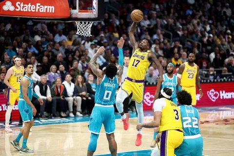 Lakers menang atas tuan rumah Hornets di lanjutan NBA (AFP)