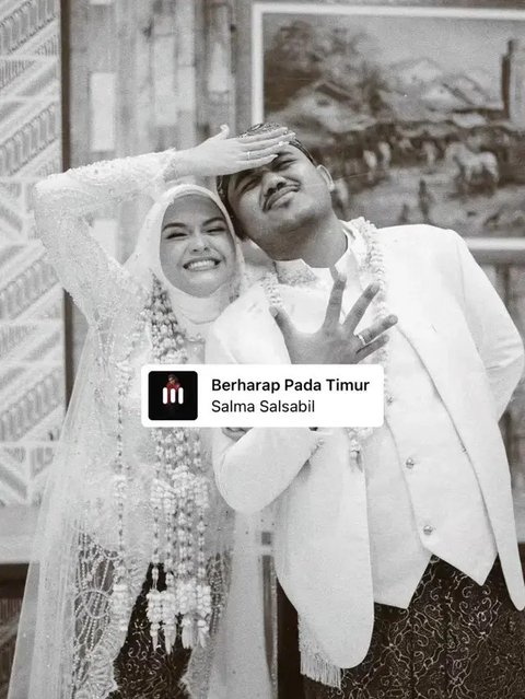 Potret Akad Nikah Salma Salsabil. (Sumber: Instagram/nabilataqiyyah dan TikTok)