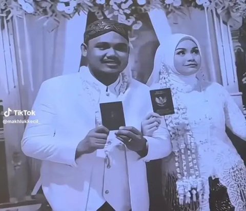 Potret Akad Nikah Salma Salsabil. (Sumber: Instagram/nabilataqiyyah dan TikTok)