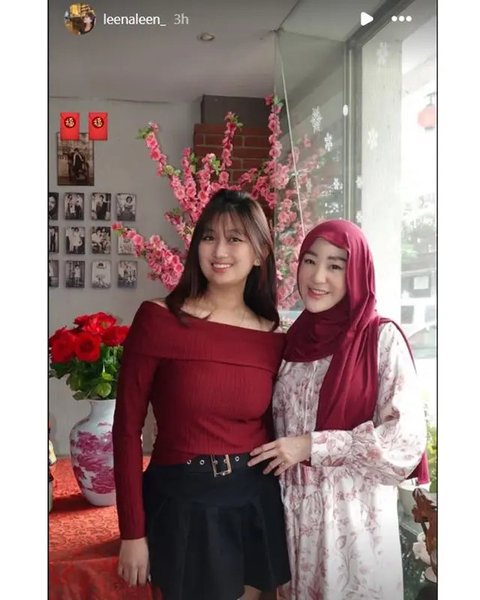 Larissa Chou rayakan Imlek 2025 bareng keluarga. (sumber: Instagram/ikram_rsd/larissachou)