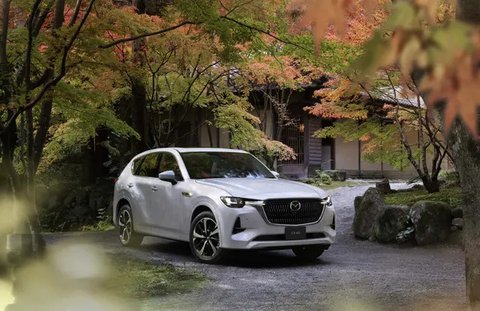 Mazda CX-80 mejeng pada gelaran KLIMS 2024. (Paultan/ Rendy Yansah)