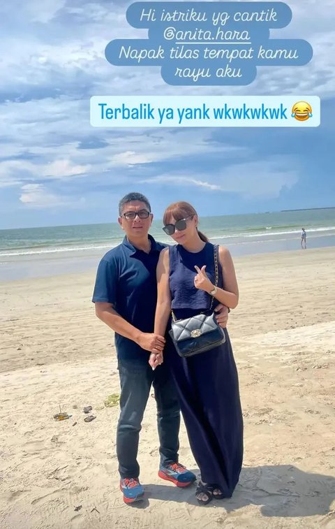 Potret Anita Hara Bulan Madu di Usia 44 Tahun bareng Jeson di Bali (Sumber: Instagram/anita.hara)