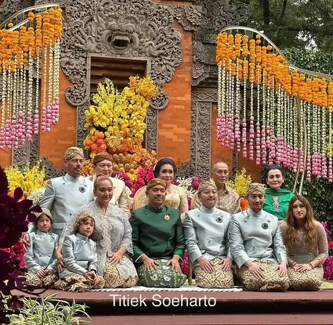 Potret Titiek Soeharto Hadiri Pernikahan Putra Ari Sigit