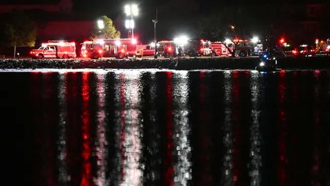 18 korban tewas dari insiden tabrakan pesawat American Airlines dan helikopter Black Hawk di Washington DC, Amerika Serikat (AS) dilaporkan telah ditemukan. (ANDREW CABALLERO-REYNOLDS/AFP)