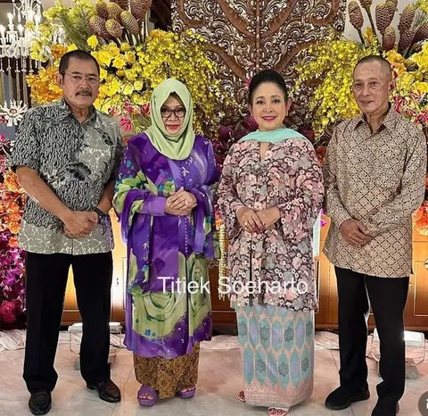 Keluarga Cendana Kembali Berkumpul di Pernikahan Cicit Soeharto. [@titieksoeharto]