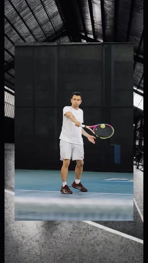Potret Raffi Ahmad dan Nagita Slavina Latihan Tennis Bareng, Siap Buat Turnamen di Lagi-Lagi Tenis Internasional