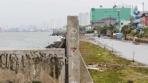 Pembangunan tanggul laut ini diperkirakan memakan waktu pengerjaan antara 10 hingga 20 tahun. (Liputan6.com/Herman Zakharia)