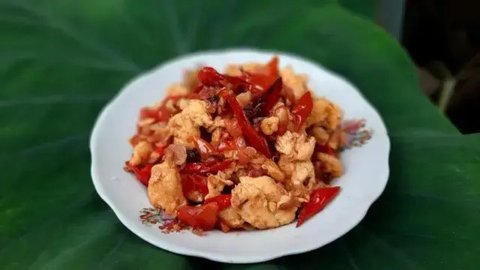 Resep orak-arik talur tomat. (dok. Cookpad @leonyskitchen)