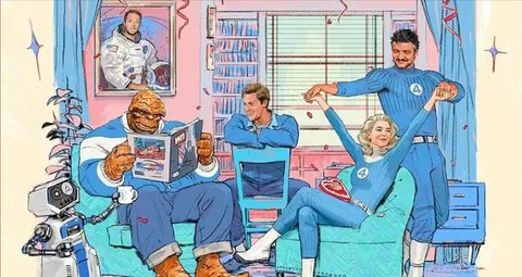 Vanessa Kirby sebagai Sue Storm di trailer The Fantastic Four: First Step (Foto: Instagram Vanessa Kirby)