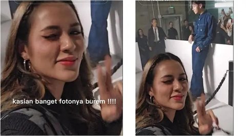 Artis ikut tren viral 'kasihan banget'. (sumber: TikTok/@raisa6690/lunamaya)