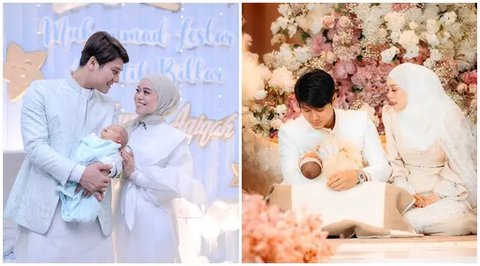 Potret Beda Penampilan Lesti Kejora di Akikah Anak Pertama dan Kedua. (Sumber: Instagram/lestikejora)