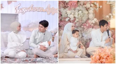 Potret Beda Penampilan Lesti Kejora di Akikah Anak Pertama dan Kedua. (Sumber: Instagram/lestikejora)