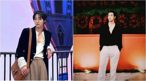 Potret beda gaya pemain 'A Business Proposal' Korea vs Indonesia. (sumber: X/@kdrama_menfess, Instagram/imhyoseop/abidzar73)