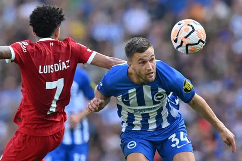 Bek Brighton & Hove Albion di Premier League 2024/2025, Joel Veltman, tertarik untuk dinaturalisasi menjadi Warga Negara Indonesia (WNI) demi bisa membela Timnas Indonesia. (Bola.com/D