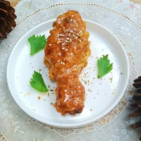 Resep ayam madu Korea. (dok. Cookpad @sinthiatan)