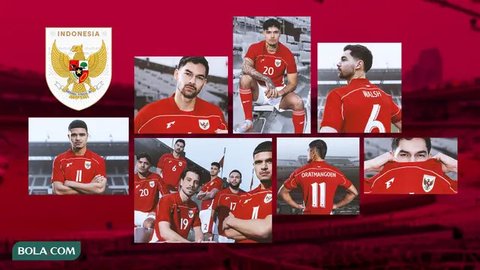 Kolase - Jersey Anyar Timnas Indonesia (Bola.com/Adreanus Titus)