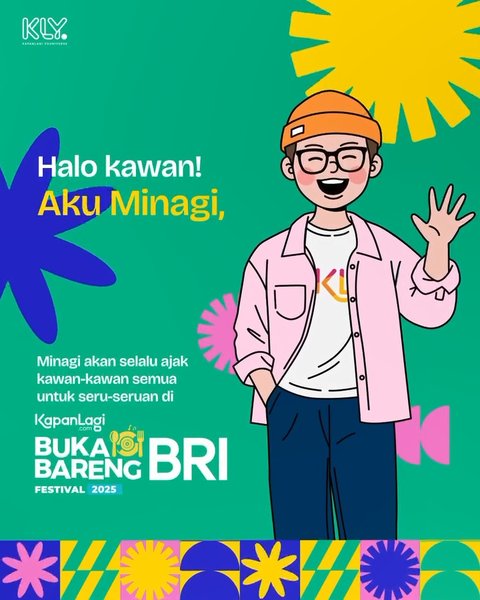 Kenalan Dengan Minagi, Sahabat Baru yang Bakal Menemanimu di KapanLagi Buka Bareng BRI Festival 2025!