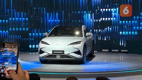 BYD Sealion 7 di IIMS 2025. (Liputan6.com/Septian Pamungkas)