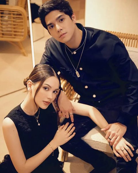 Potret Pasangan Artis Rayakan Valentine (Sumber: Instagram/alghazali7 dan maudiayunda)