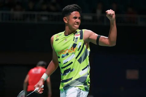 Tunggal putra Indonesia Alwi Farhan. (foto: PBSI)