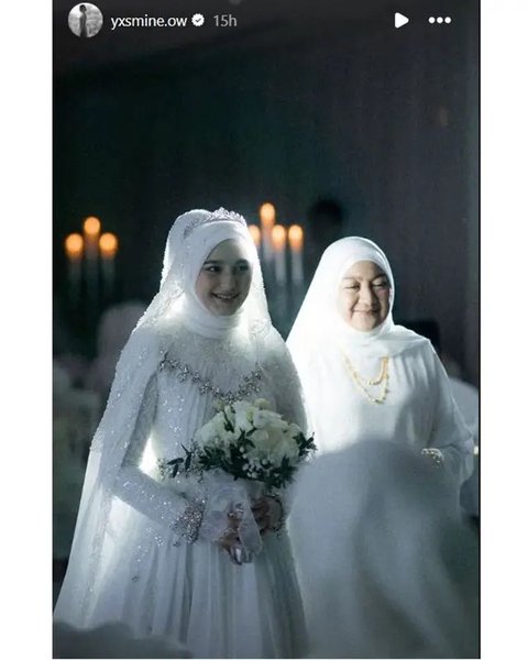 Pernikahan kedua Yasmine Ow eks istri Aditya Zoni. (sumber: Instagram/yxsmine.ow)