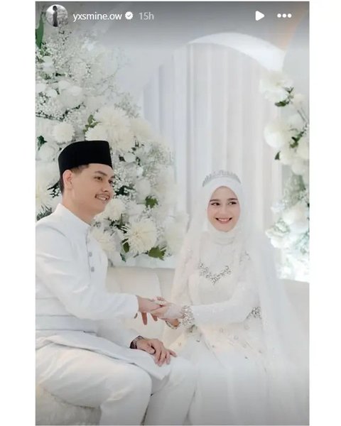 Pernikahan kedua Yasmine Ow eks istri Aditya Zoni. (sumber: Instagram/yxsmine.ow)