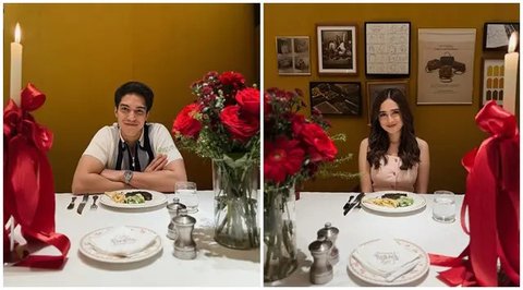 Potret Pasangan Artis Dinner di Momen Valentine 2025. (Sumber: Instagram/salshabillaadr/elelrumi)