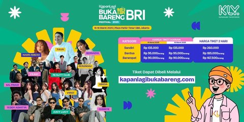 Simak Rundown KapanLagi Buka Bareng BRI Festival 2025, Info Wajib Sebelum Menonton Idolamu!