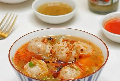 Resep Bakso Ayam Udang. (Dok: Cookpad @mejamakankita)