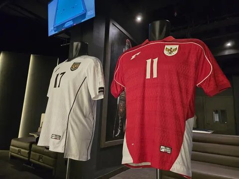 Erspo selaku apparel resmi Timnas Indonesia resmi meluncurkan jersey tandang baru skuad Garuda pada Senin (3/2/2025). (Dok. Instagram Erspo Official)