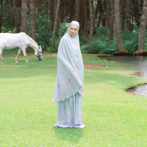 Tren model mukena lebaran 2024 (Sumber: Instagram/