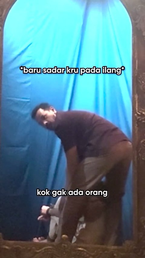 Sambil Bopong Luna Maya, Momen Oka Antara Kena Prank Crew saat Syuting