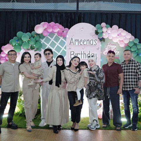 Aurel Hermansyah Rayakan Ultah Ameena bersama Ibu Kandung, Sambung dan Mertua, Penuh Bahagia