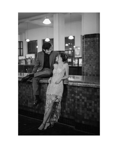 Intip foto prewedding Angga Yunanda dan Shenina Cinnamon yang mirip dengan adegan film (@angga)