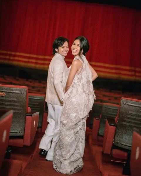 Intip foto prewedding Angga Yunanda dan Shenina Cinnamon yang mirip dengan adegan film (@angga)